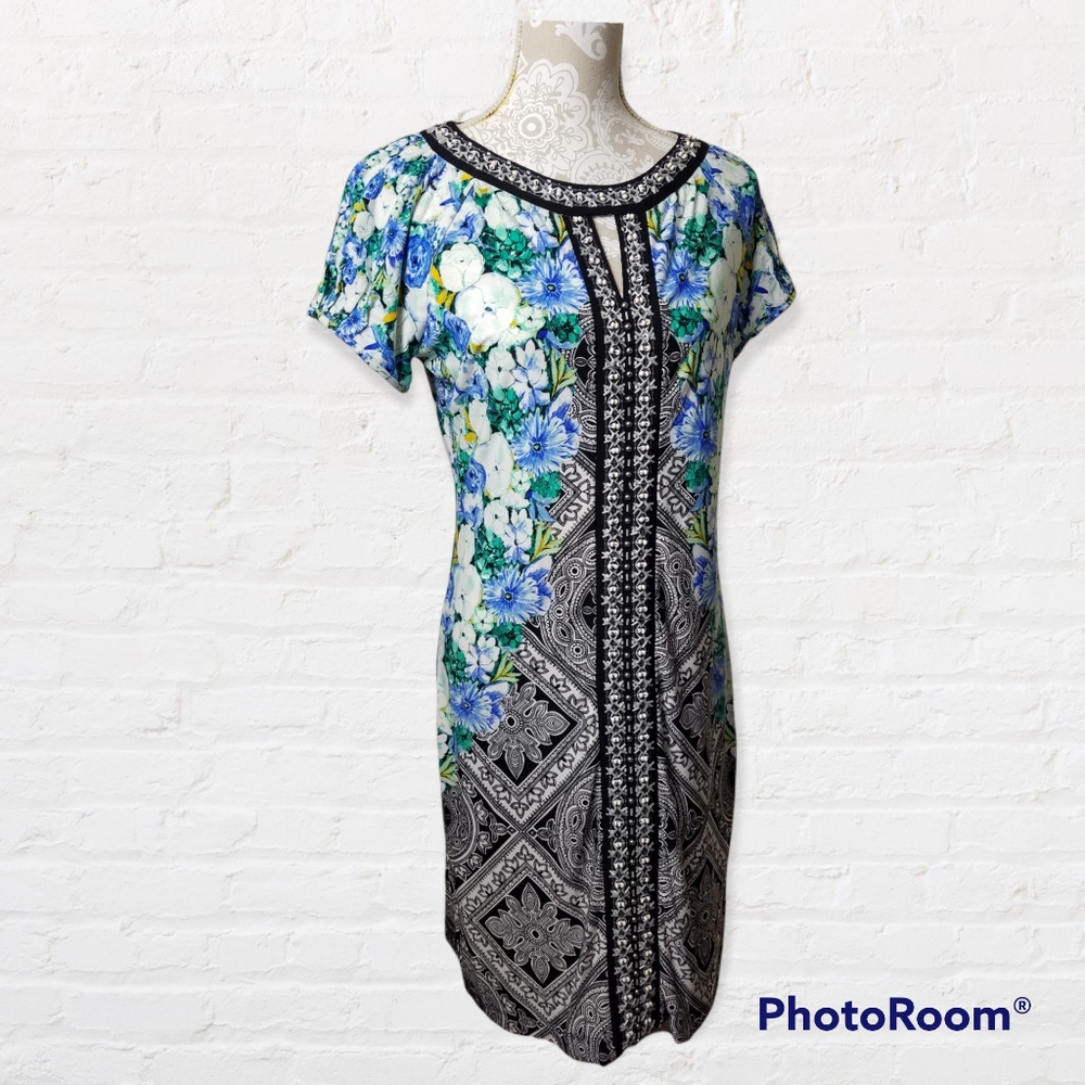 Apt. 9 floral short sleeve dress size 8